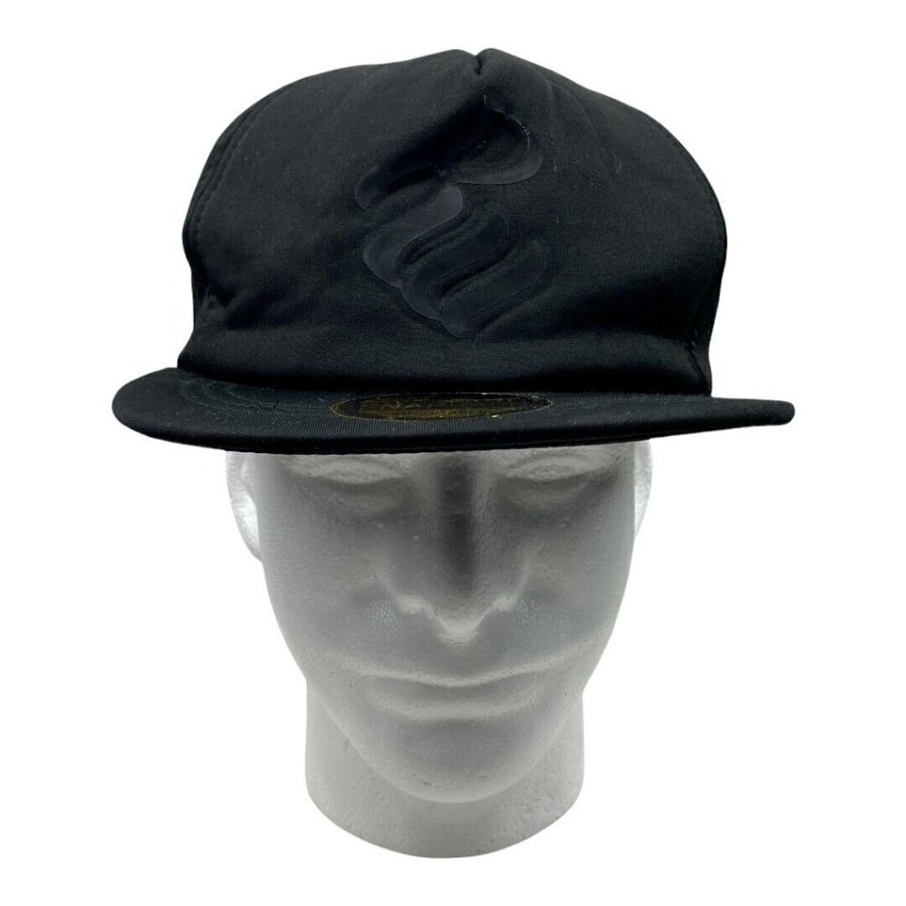 Rocawear Men's Black Monochrome Unstructured Adjustable Snapback Baseball Cap OS